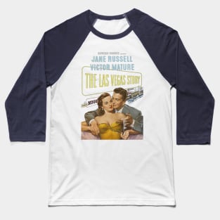 The Las Vegas Story Movie Poster Baseball T-Shirt